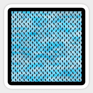 SIMPLE BLUE BLACK PATTERN Sticker